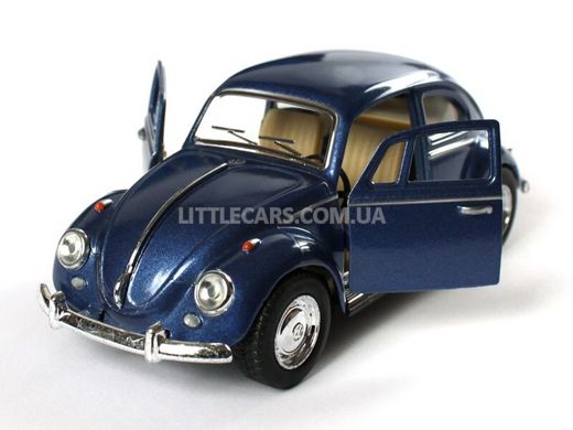 Іграшкова металева машинка Kinsmart Volkswagen Beetle Classical 1967 синій KT5057WB фото