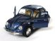 Металлическая модель машины Kinsmart Volkswagen Beetle Classical 1967 синий KT5057WB фото 2