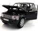 Металева модель машини Land Rover Range Rover Welly 22415 1:24 чорний 22415BL фото 2