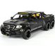 Іграшкова металева машинка Mercedes-Benz X-Class Exy Monster X Concept 6x6 1:32 чорний матовий 7584BL фото 1