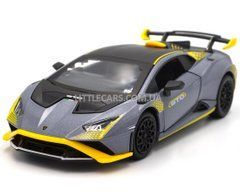 Іграшкова машинка Lamborghini Huracan STO 1:32 Автопром 68716A сіра 68716AG фото