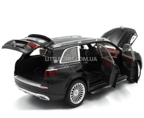 Іграшкова металева машинка Mercedes-Benz Maybach GLS 600 1:24 Автосвіт AP-1959 чорний AP-1959BL фото