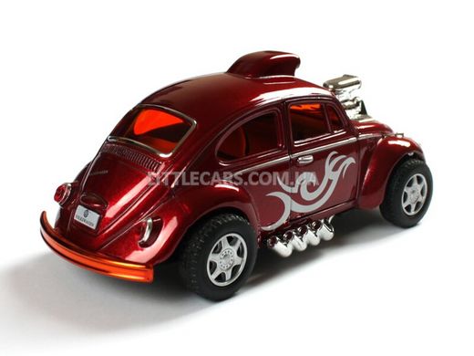Іграшкова металева машинка Kinsmart Volkswagen Beetle Custom Dragracer червоний KT5405WR фото