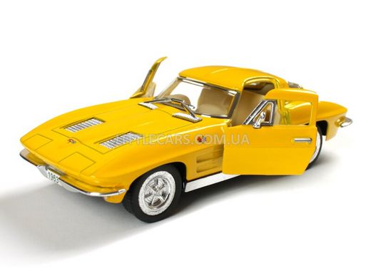 Іграшкова металева машинка Kinsmart Chevrolet Corvette Sting Ray жовтий KT5358WY фото