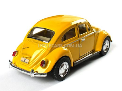 Металлическая модель машины Kinsmart Volkswagen Beetle Classical 1967 желтый KT5057WY фото