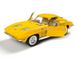 Іграшкова металева машинка Kinsmart Chevrolet Corvette Sting Ray жовтий KT5358WY фото 2
