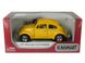Іграшкова металева машинка Kinsmart Volkswagen Beetle Classical 1967 жовтий KT5057WY фото 4