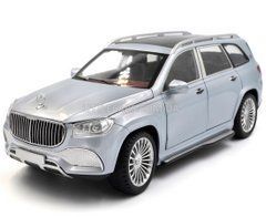 Іграшкова металева машинка Mercedes-Benz Maybach GLS 600 1:24 Автосвіт AP-1959 сірий AP-1959G фото