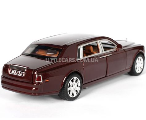 Металлическая модель машины Rolls Royce Phantom 1:29 темно-красный 7687R фото
