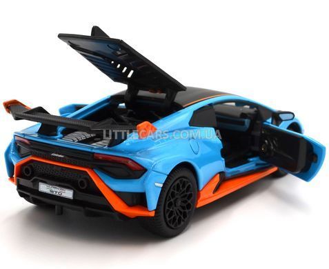 Іграшкова машинка Lamborghini Huracan STO 1:32 Автопром 68716A синя 68716AB фото