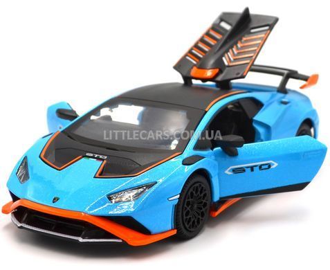 Іграшкова машинка Lamborghini Huracan STO 1:32 Автопром 68716A синя 68716AB фото