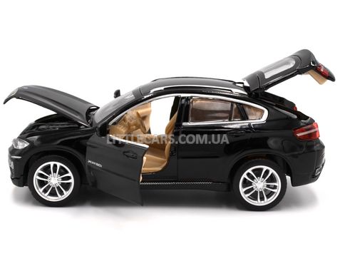 Іграшкова металева машинка BMW X6 Автопром 68311 1:32 чорна 68311BL фото