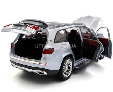Іграшкова металева машинка Mercedes-Benz Maybach GLS 600 1:24 Автосвіт AP-1959 сірий AP-1959G фото