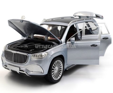 Іграшкова металева машинка Mercedes-Benz Maybach GLS 600 1:24 Автосвіт AP-1959 сірий AP-1959G фото