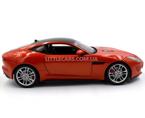 Металлическая модель машины Jaguar F-type coupe Welly 24060W 1:24 оранжевый 24060WCR фото