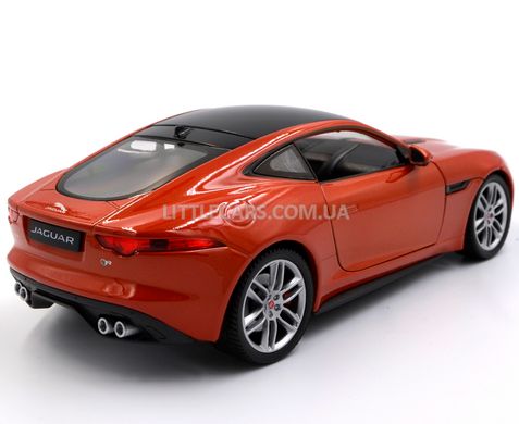 Металічна модель машини Jaguar F-type coupe Welly 24060W 1:24 помаранчевий 24060WCR фото
