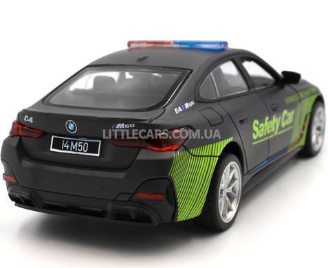 Модель машини BMW I4 M50 2021 Police Автопром 68720 1:34 сіра 68720A фото