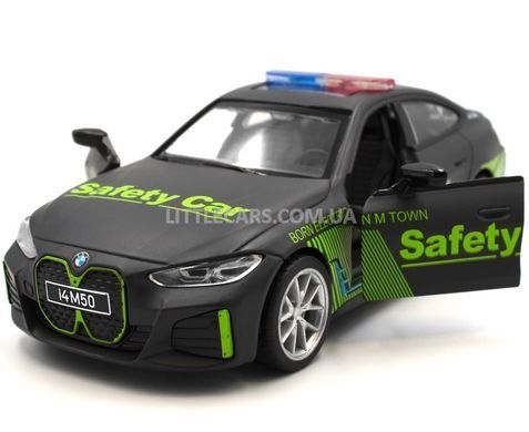 Модель машини BMW I4 M50 2021 Police Автопром 68720 1:34 сіра 68720A фото