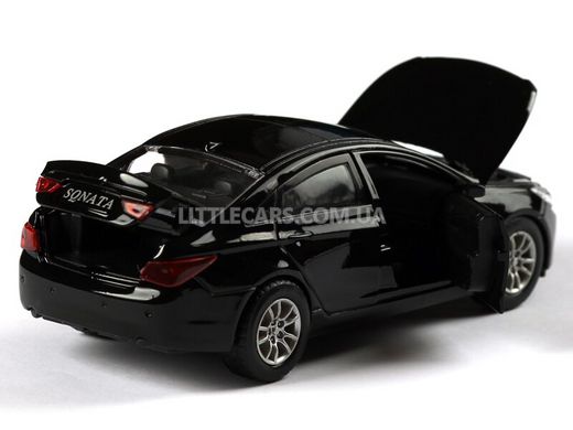Іграшкова металева машинка Автосвіт Hyundai Sonata чорна AS2080BL фото