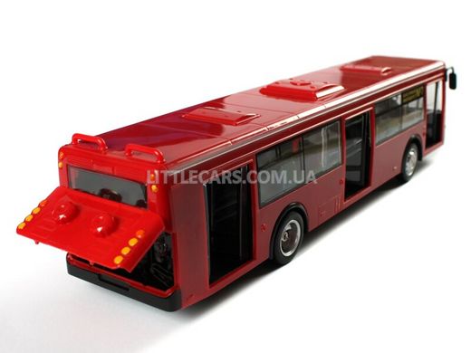 Іграшковий Автобус Автосвіт червоний 1:43 AS1826 фото