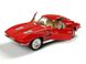 Іграшкова металева машинка Kinsmart Chevrolet Corvette Sting Ray червоний KT5358WR фото 2