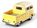 Металлическая модель машины Kinsmart Volkswagen Double Cab 1963 Pick-UP желтый KT5387WYY фото 3