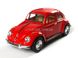 Металлическая модель машины Kinsmart Volkswagen Beetle Classical 1967 красный KT5057WR фото 1
