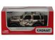 Іграшкова металева машинка Kinsmart Jeep Wrangler Cabrio коричневий камуфляж KT5420WABR фото 4