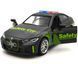 Модель машини BMW I4 M50 2021 Police Автопром 68720 1:34 сіра 68720A фото 2