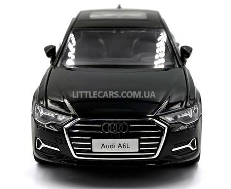 Іграшкова модель машини Audi A6L 1:25 Автопром AP7754 чорна AP7754BL фото
