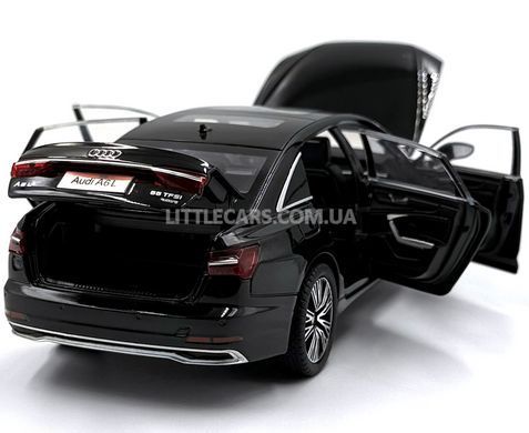 Іграшкова модель машини Audi A6L 1:25 Автопром AP7754 чорна AP7754BL фото