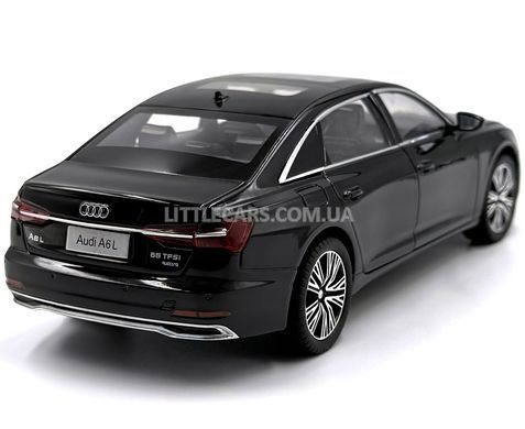 Іграшкова модель машини Audi A6L 1:25 Автопром AP7754 чорна AP7754BL фото