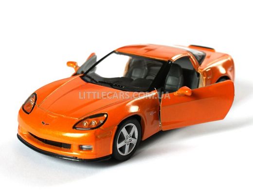 Металлическая модель машины Kinsmart Chevrolet Corvette 2007 оранжевый KT5320WO фото