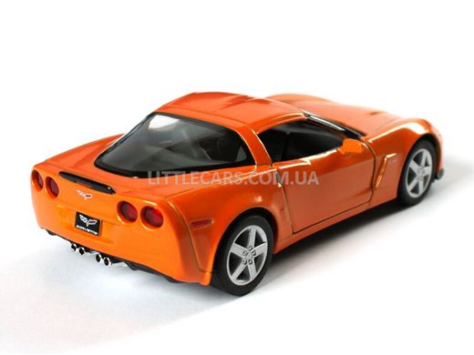 Металлическая модель машины Kinsmart Chevrolet Corvette 2007 оранжевый KT5320WO фото