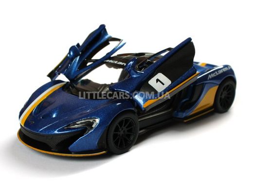 Металлическая модель машины Kinsmart McLaren P1 синий с наклейкой KT5393WFB фото