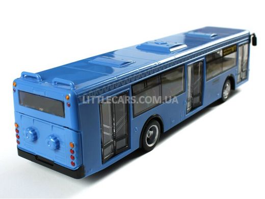 Іграшковий Автобус Автосвіт синій 1:43 AS1827 фото