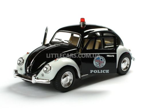 Металлическая модель машины Kinsmart Volkswagen Classical Beetle Police Полиция KT5057PW фото