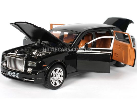 Іграшкова металева машинка Rolls Royce Phantom 1:29 чорний 7687BL фото