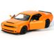 Іграшкова металева машинка RMZ City Dodge Challenger SRT Demon помаранчевий матовий 554040MCO фото 2
