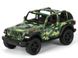 Іграшкова металева машинка Kinsmart Jeep Wrangler Cabrio зелений камуфляж KT5420WAGN фото 1