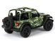 Металлическая модель машины Kinsmart Jeep Wrangler Cabrio зеленый камуфляж KT5420WAGN фото 3