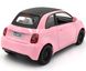Игрушка металлическая машинка Fiat 500e 1:28 Kinsmart KT5440W розовый KT5440WYP фото 4
