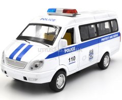 Модель машини ГАЗель Поліцейська Автопром 7644 1:36 біла 7644P фото
