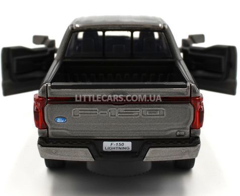 Іграшкова машинка Ford F-150 Lightning 1:36 з зарядною станцією Автопром 68726 сірий 68726G фото