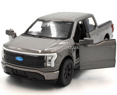 Іграшкова машинка Ford F-150 Lightning 1:36 з зарядною станцією Автопром 68726 сірий 68726G фото