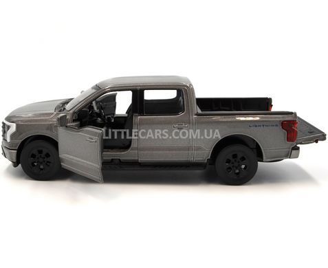 Іграшкова машинка Ford F-150 Lightning 1:36 з зарядною станцією Автопром 68726 сірий 68726G фото