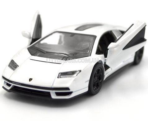 Игрушечная металлическая машинка Lamborghini Countach LPI 800-4 1:38 Kinsmart KT5437W белая KT5437WW фото