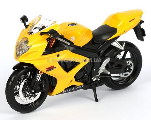 Мотоцикл Maisto Suzuki GSX-R600 1:12 жовтий 311017 фото