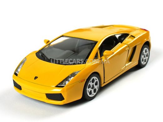 Іграшкова металева машинка Kinsmart Lamborghini Gallardo жовта KT5098WY фото