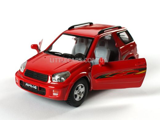 Іграшкова металева машинка Kinsmart Toyota Rav4 червона KT5041WR фото